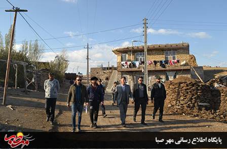 بازدید بخشدار کندوان از روستاهای ذاکر -طوین و هفت چشمه