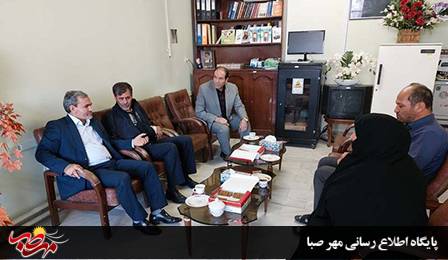 فرماندار ویژه میانه از اداره بنیاد شهید و امور ایثارگران بازدید کرد