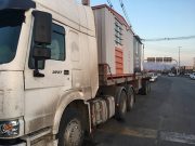 کانکس های اهدایی خیرین بخش کاغذکنان به زلزله زدگان خوی