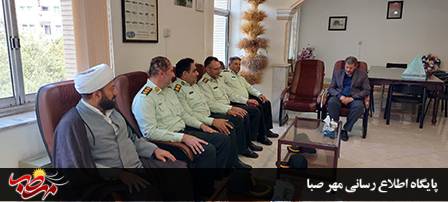 دیدار فرمانده انتظامی شهرستان میانه با رییس جهاد کشاورزی به مناسبت هفته جهاد کشاورزی