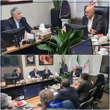 دیدار با محمدرضا موثقی نیا سرپرست سازمان توسعه و نوسازی معادن و صنایع معدنی ایران (ایمیدرو)