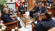 دیدار رئیس اداره گاز شهرستان با فرماندار ویژه میانه