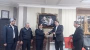 تجلیل شهردار شهرستان میانه از پلیس راهور فرماندهی انتظامی شهرستان میانه