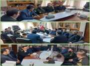 دیدار فرمانده انتظامی شهرستان میانه با شهردار به مناسبت روز شهردار