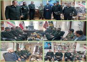 دیدار فرمانده انتظامی شهرستان میانه با فرمانده تیپ۳۶ نزاجا به مناسبت روز ” ارتش”