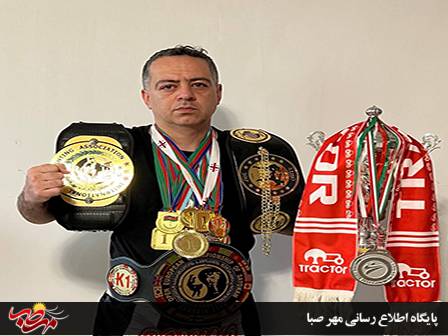 اعزام افشین آریایی نژاد کیک بوکسور نامی آذربایجان به ارمنستان