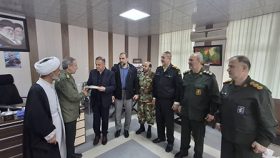 دیدار مسئولان شهرستان ترکمانچای با جانبازان در روز جانباز