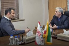 مطالبات توسعه محور کارخانه فولاد میانه در دیدار مهدی اسماعیلی نماینده مردم بامعاون وزیر صمت و رئیس سازمان ایمیدرو