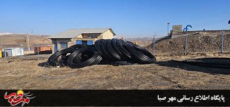 ۳۶ کیلومتر لوله پلی اتیلن طرح آبرسانی روستایی به میانه رسید