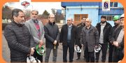 بازدید کمیته کارگری و کارآفرینی ستاد دهه فجر شهرستان میانه از مجتمع فولاد میانه و فولاد آذربایجان