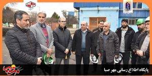 بازدید کمیته کارگری و کارآفرینی ستاد دهه فجر شهرستان میانه از مجتمع فولاد میانه و فولاد آذربایجان