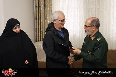 دیدار صمیمانه فرمانده سپاه عاشورا با همرزم دیرین پس از ۳ دهه در میانه