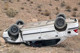 یک فوتی و سه مجروح در واژگونی سمند در جاده سرچم اردبیل